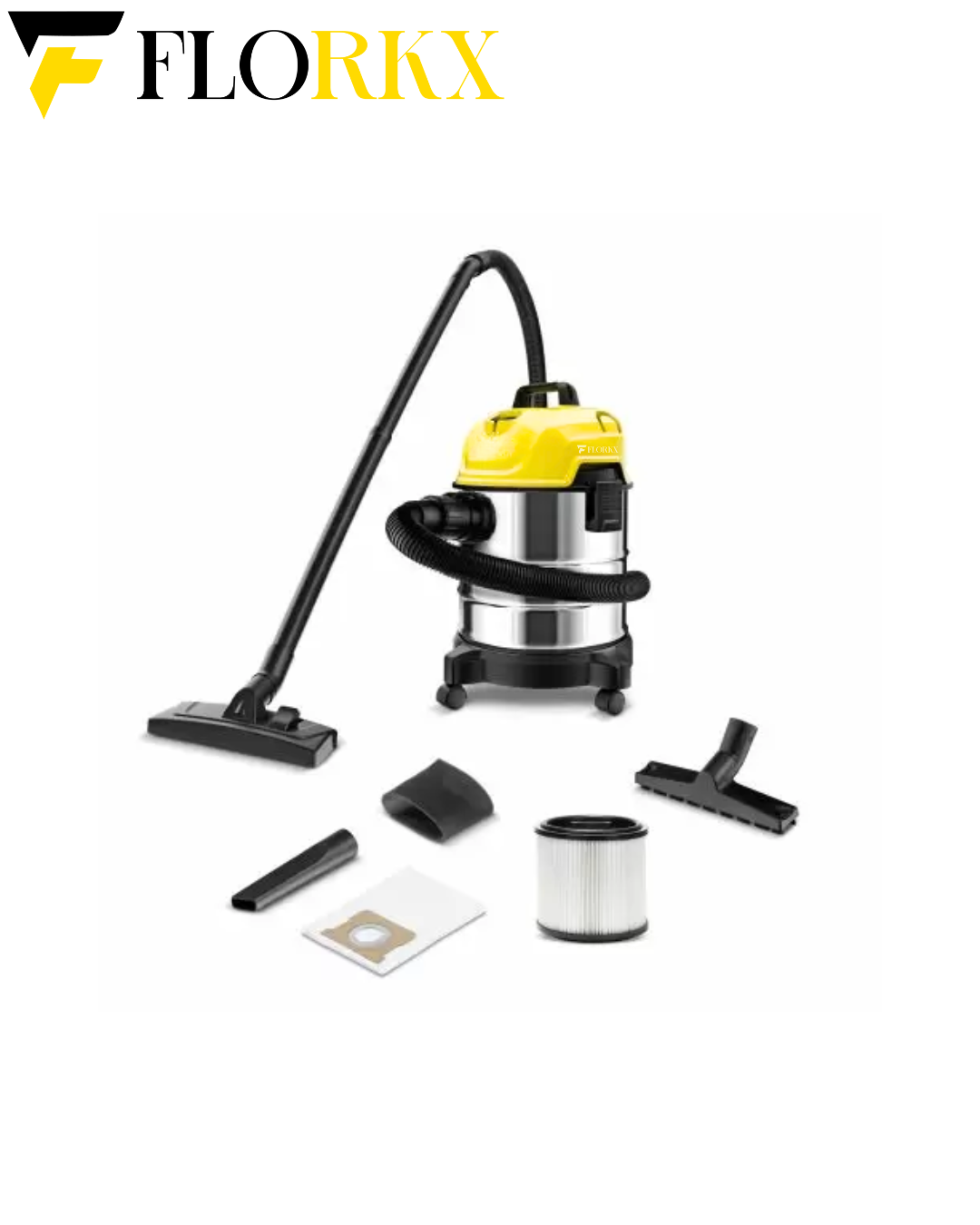 Florkx Multipurpose Wet & Dry Vacuum Cleaner WD 1S Classic